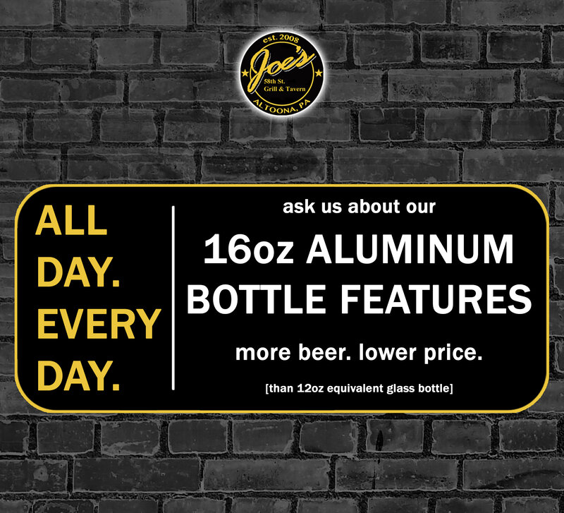 Joe's all day drink features