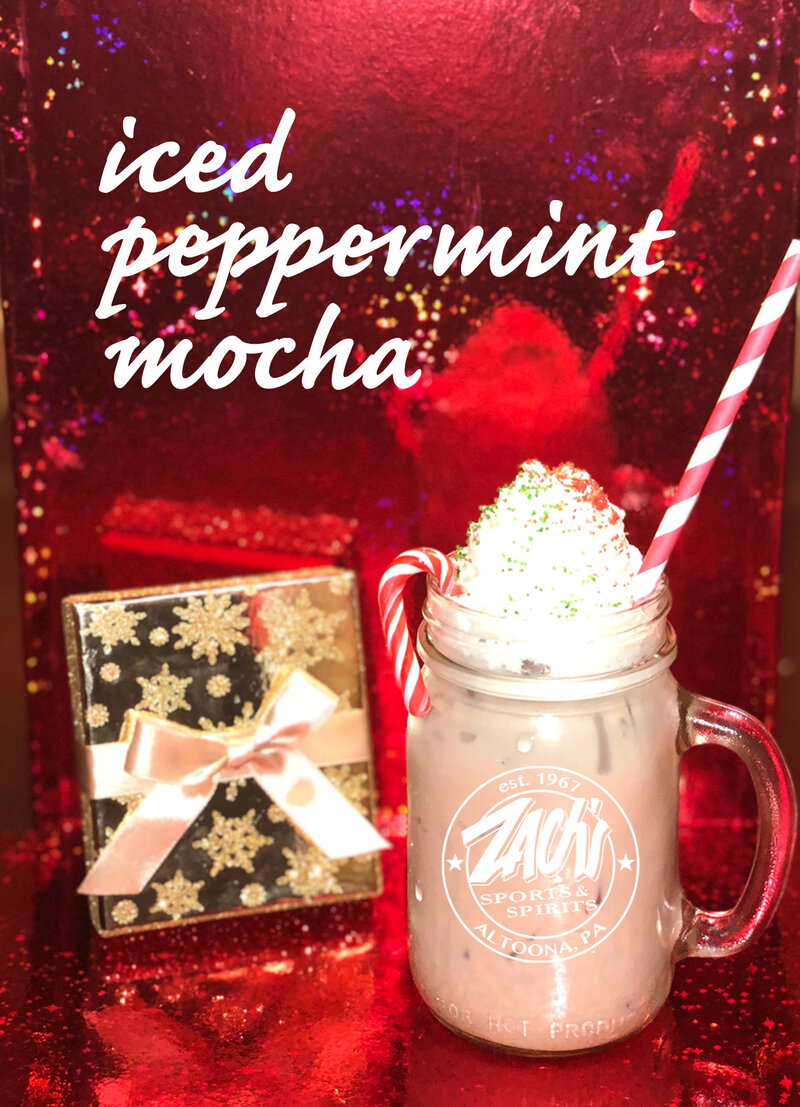 Zach's featured drinks menu