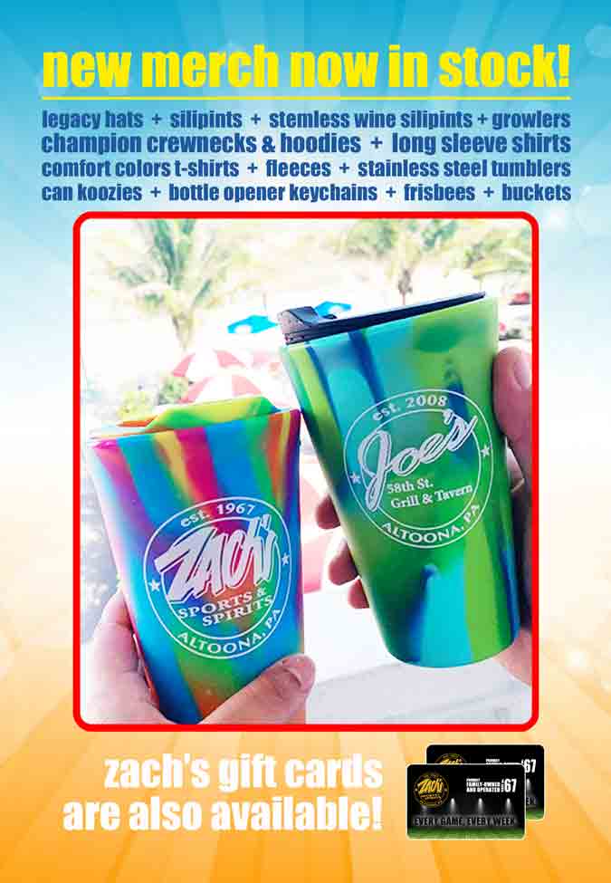 Zach's merchandise and branded gear